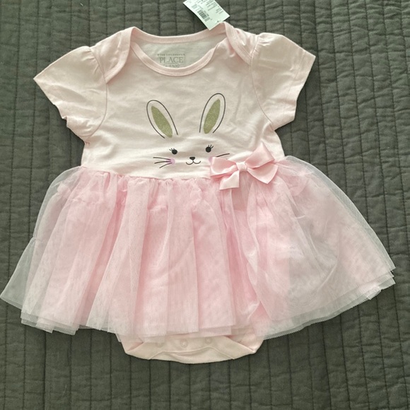 NWT bunny, ballerina, onesie 12 to 18 months Easter Outfit baby girl - Picture 1 of 6